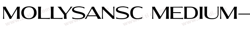 MollySansC Medium字体转换